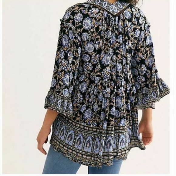 NEW Free People Moonlight Dance Tunic Blouse M - Picture 5 of 14